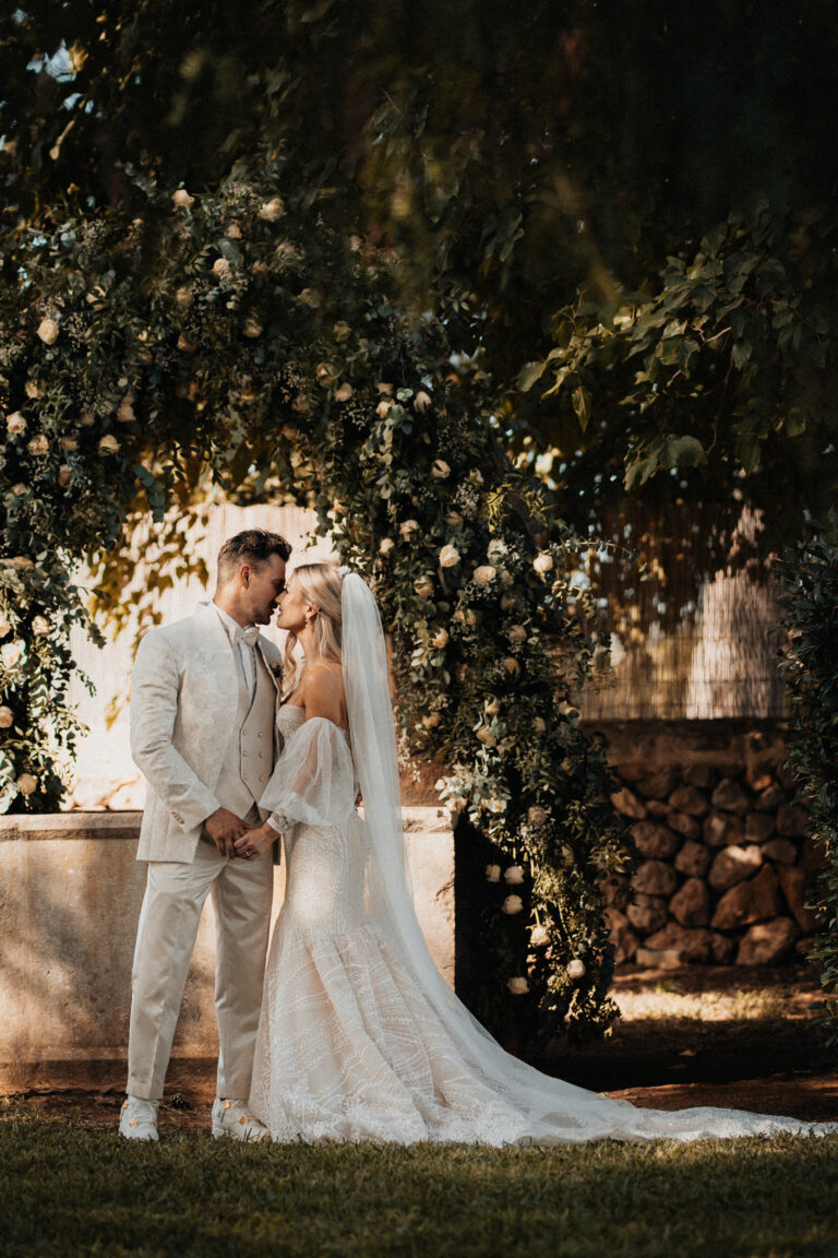 LUXURY WEDDINGS & EVENTS IN MALLORCA & IBIZA.Sophisticated wedding setup in Mallorca’s countryside with rustic- modern accents and luxury touches.